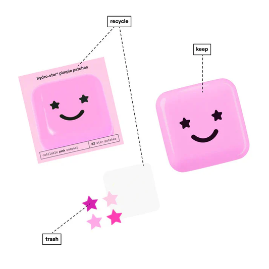 Hydro-Stars® + big pink - Star Face