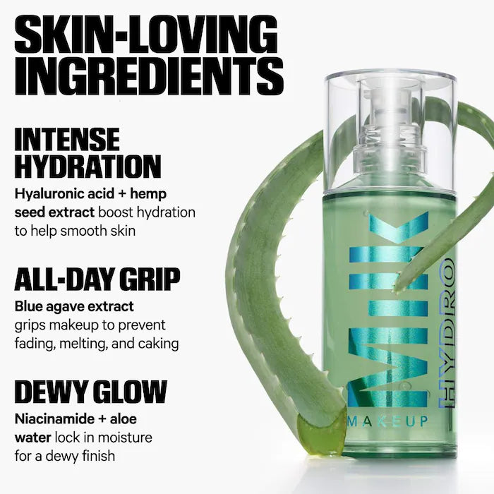 Hydro Grip Hydrating Makeup Primer with Hyaluronic Acid + Niacinamide - Milk Makeup