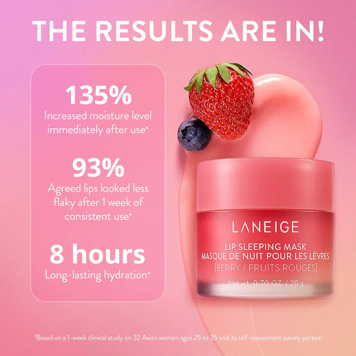 Lip Sleeping Mask – Intense Hydration Lip Treatment with Vitamin C - Laneige