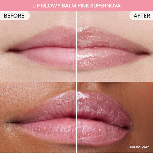 Lip Glowy Balm – Lightweight Hydration Lip Treatment with Shea Butter - Pink Supernova - Laneige
