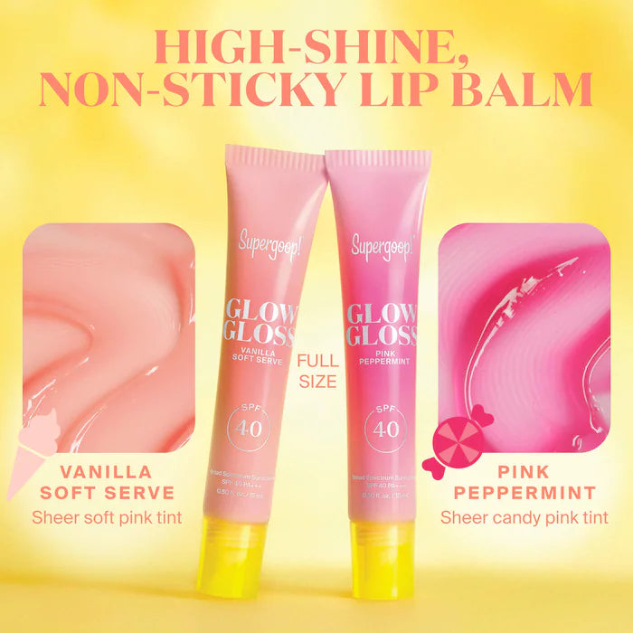 Lip Service Glossy Balm SPF 40 Duo - Supergoop