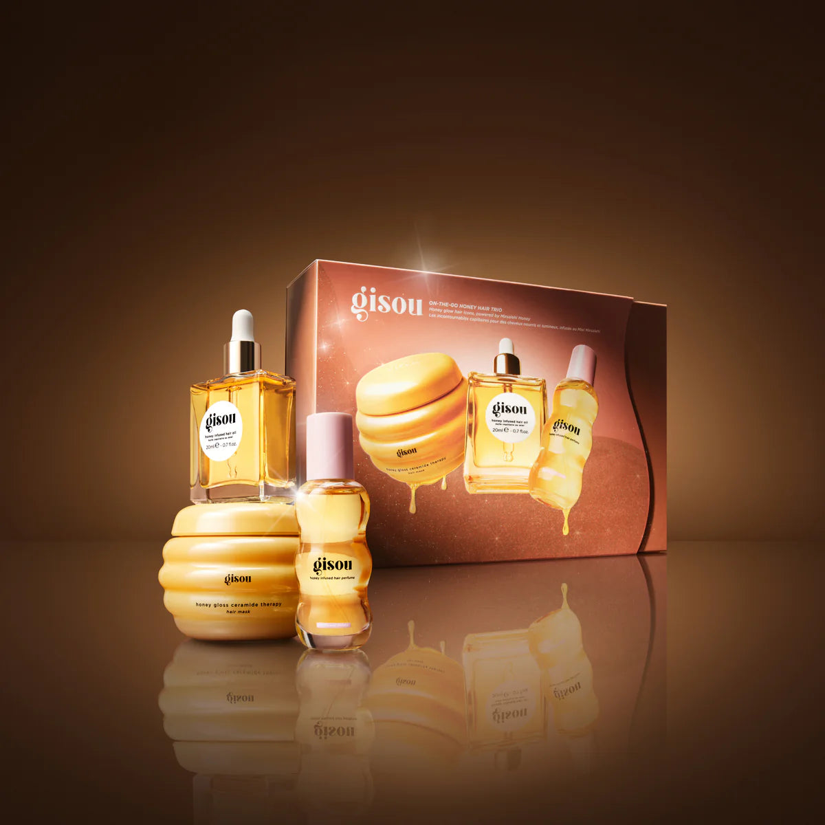 On The Go Honey Hair Trio – Gisou