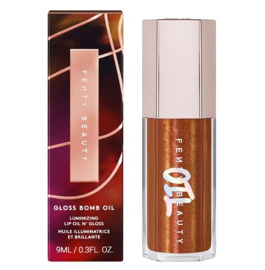 Gloss Bomb Oil Luminizing Lip Oil ‘N Gloss - Frosted Buns - Fenty Beauty