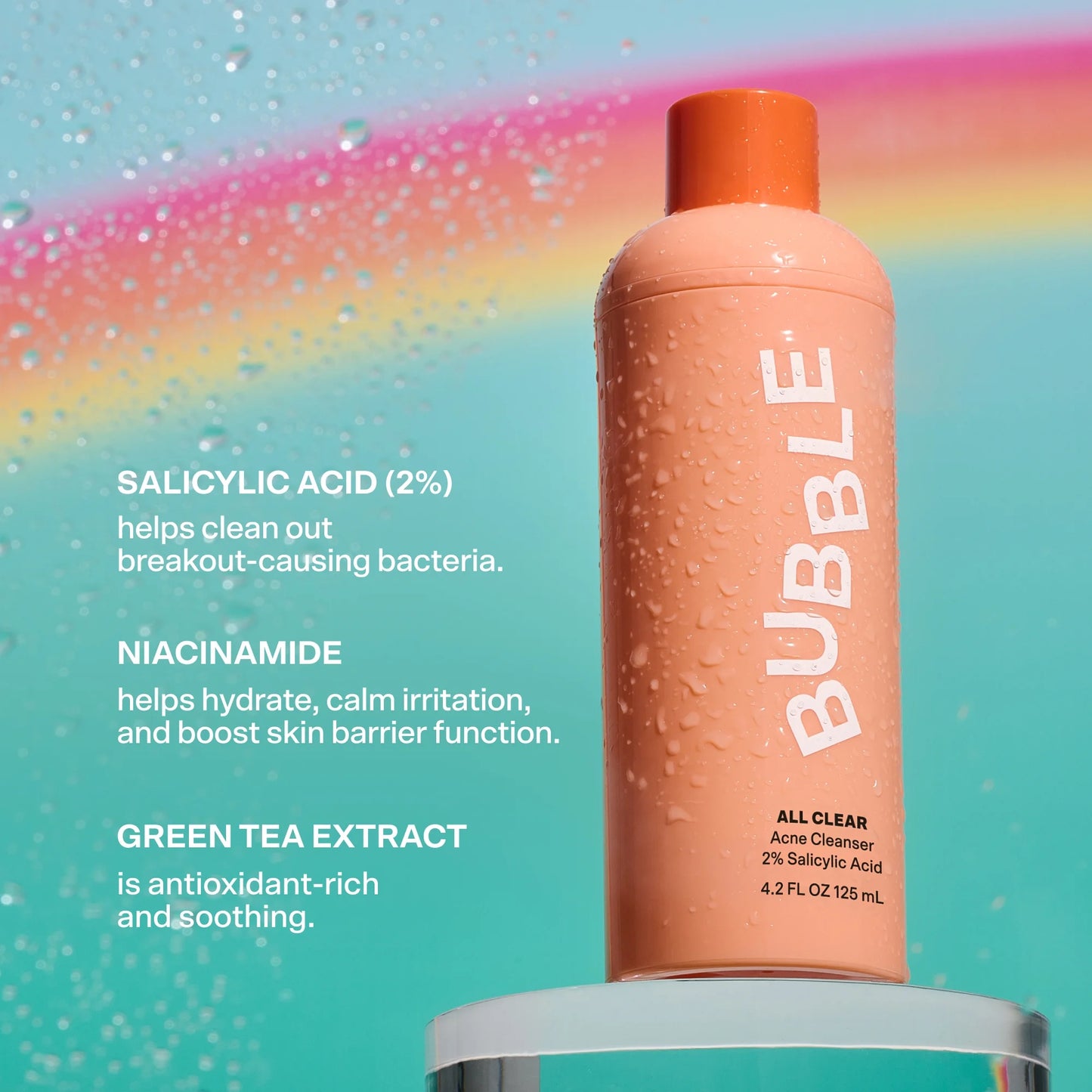 All Clear Acne Cleanser 2% Salicylic Acid - Bubble skincare