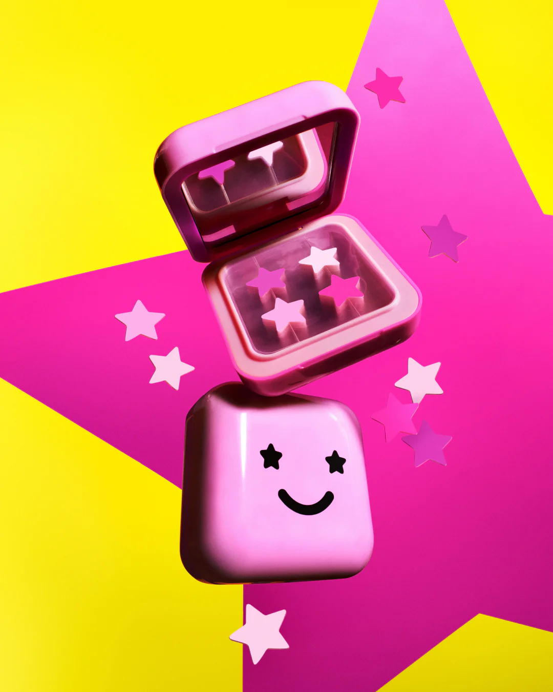 Hydro-Stars® + big pink - Star Face
