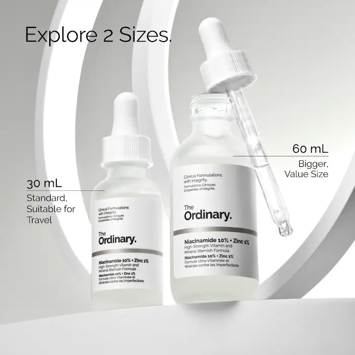 Niacinamide 10% + Zinc 1%  Serum for Oily Skin - The Ordinary