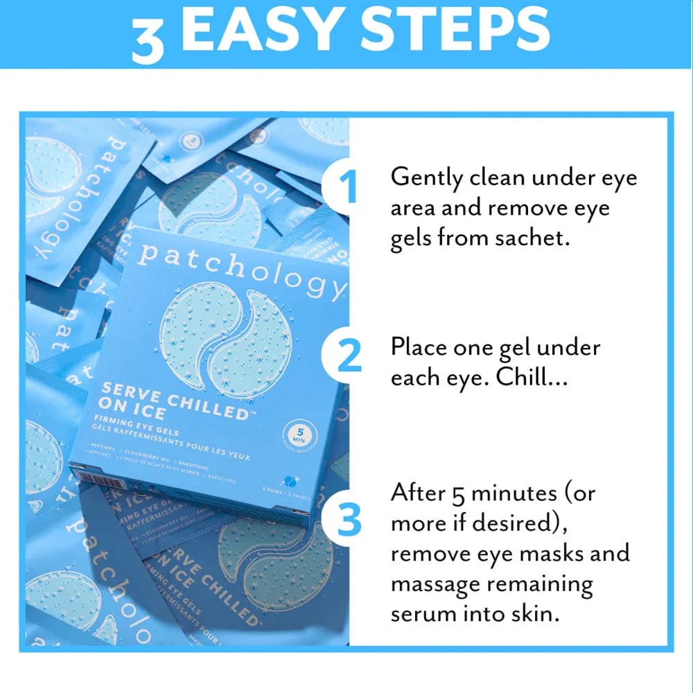 Served Chilled™ On Ice Eye Patches – Patchology