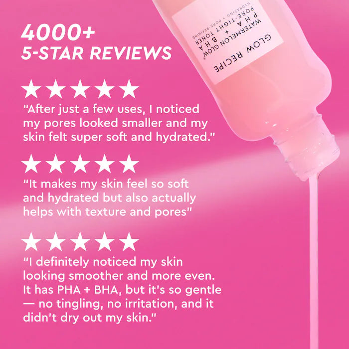Watermelon Glow PHA + BHA Pore-Tight Toner - Glow Recipe