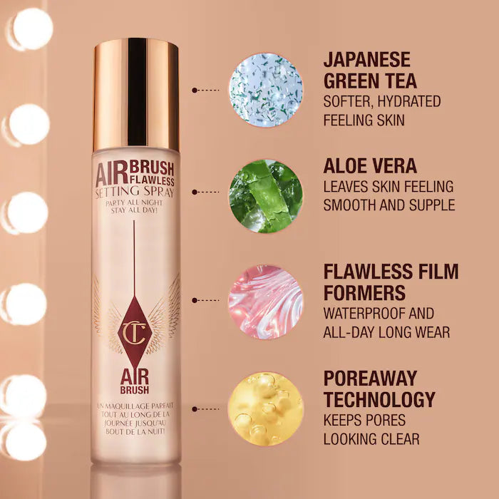 Airbrush Flawless Hydrating & Waterproof Setting Spray - Charlotte Tilbury