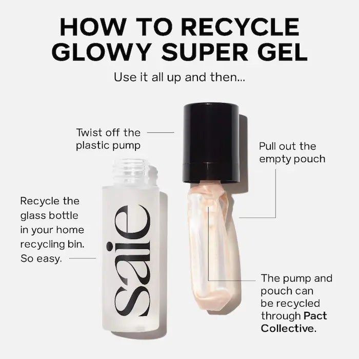 Glowy Super Gel Lightweight Dewy Multipurpose Illuminator - Saie