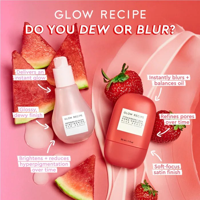 Strawberry BHA Pore-Smooth Blur Drops - Glow Recipe