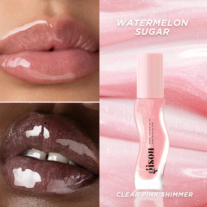 Honey Infused Hydrating Lip Oil - Watermelon Sugar - Gisou
