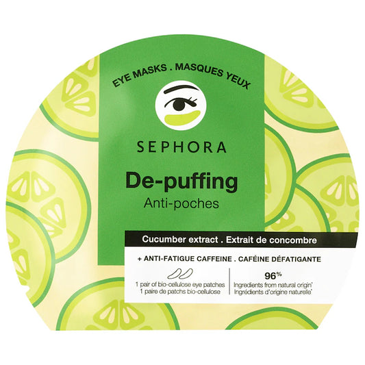 Caffeine Eye Mask Patches for Dark Circles + De-Puffing - Sephora Collection