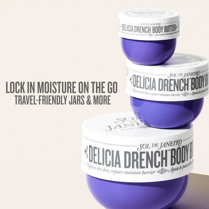 Delícia Drench™ Deeply Moisturizing Body Butter for Dry Skin - Sol de Janeiro
