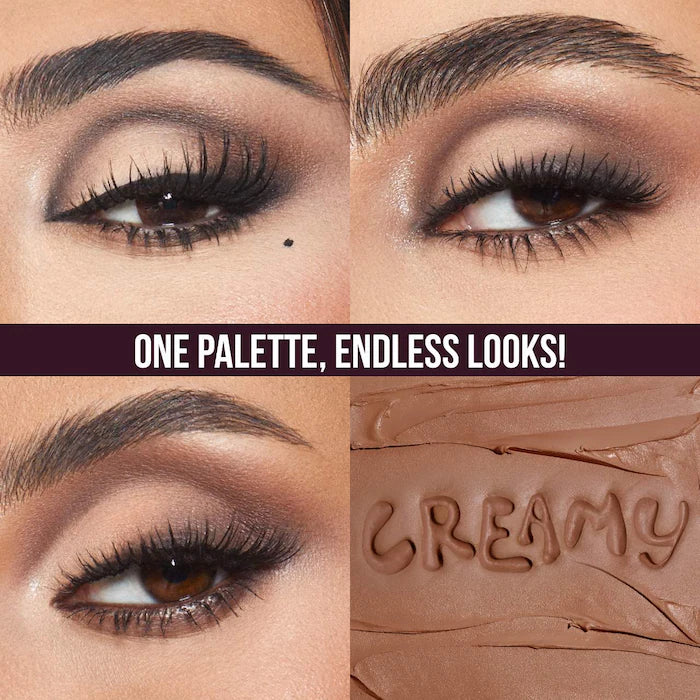 Creamy Obsessions Eyeshadow Palette - Neutral Brown - Huda Beauty