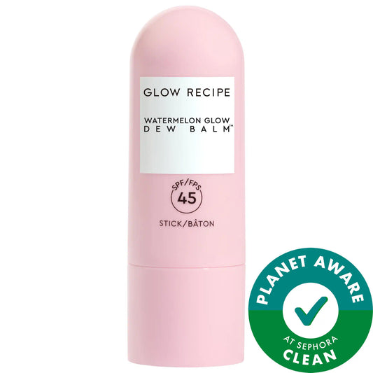 Watermelon Glow Niacinamide Dew Balm Face Sunscreen Stick SPF 45 - Glow Recipe