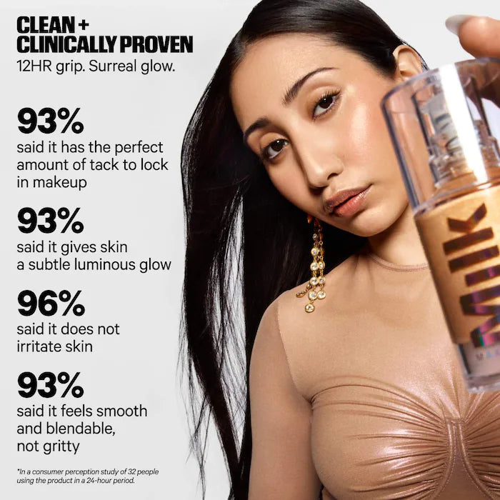 Hydro Grip + Glow Illuminating Primer with Light-Reflecting Pearls - Milk Makeup