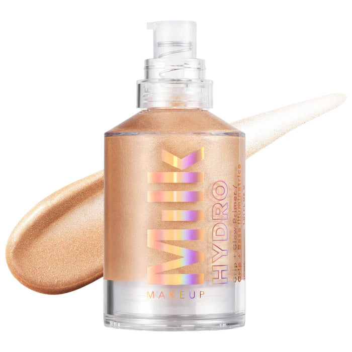 Hydro Grip + Glow Illuminating Primer with Light-Reflecting Pearls - Milk Makeup