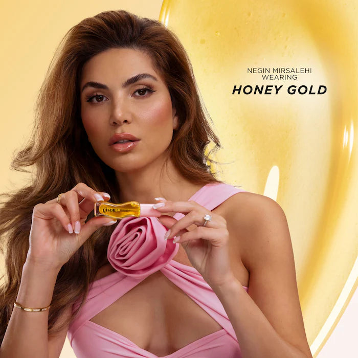 Honey Infused Hydrating Lip Oil - Honey Glow - Gisou