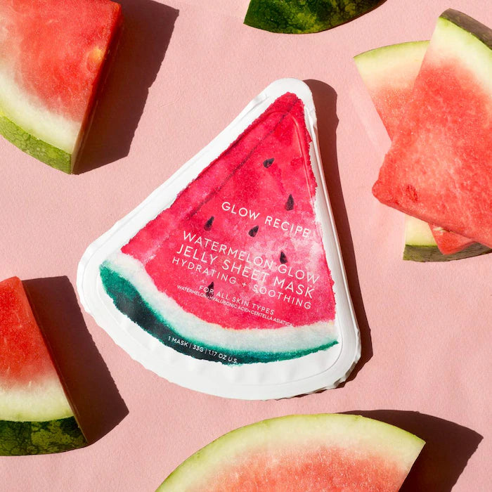 Watermelon Glow Hydrating & Soothing Jelly Sheet Mask - Glow Recipe