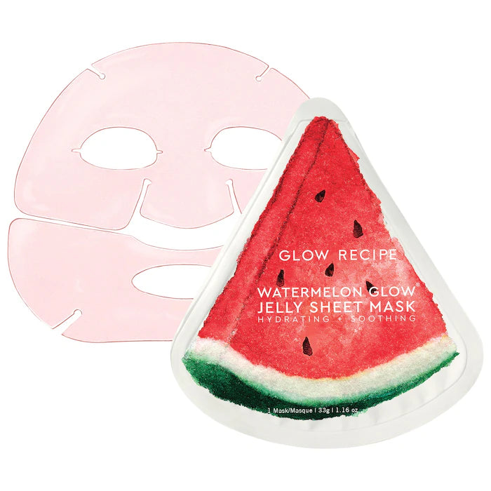 Watermelon Glow Hydrating & Soothing Jelly Sheet Mask - Glow Recipe