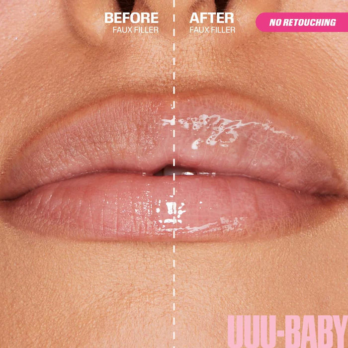 Faux Filler Shiny Non-Sticky Lip Gloss - Huda Beauty