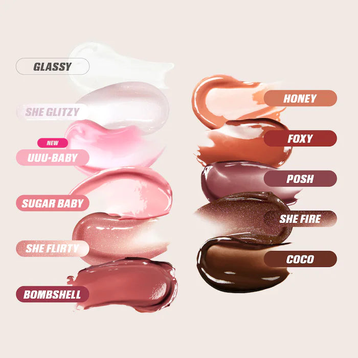 Faux Filler Shiny Non-Sticky Lip Gloss - Huda Beauty