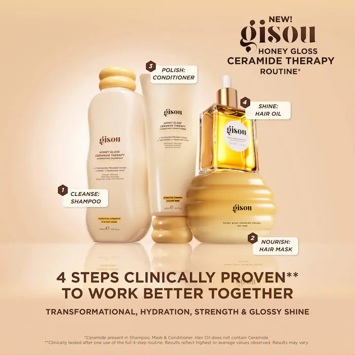 Honey Gloss Ceramide Therapy Hydrating Hair Mask - Gisou