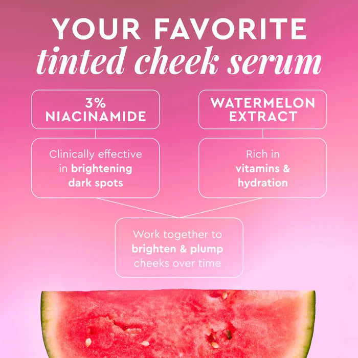 Watermelon Glow Niacinamide Dewy Flush - Brightening Serum Blush - Glow Recipe
