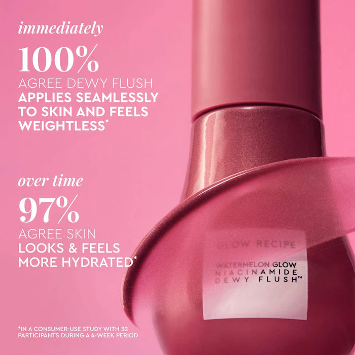 Watermelon Glow Niacinamide Dewy Flush - Brightening Serum Blush - Glow Recipe