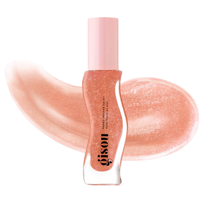 Honey Infused Hydrating Lip Oil - Glazed Plum - Gisou