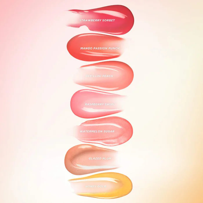Honey Infused Hydrating Lip Oil - Beellini Peach - Gisou