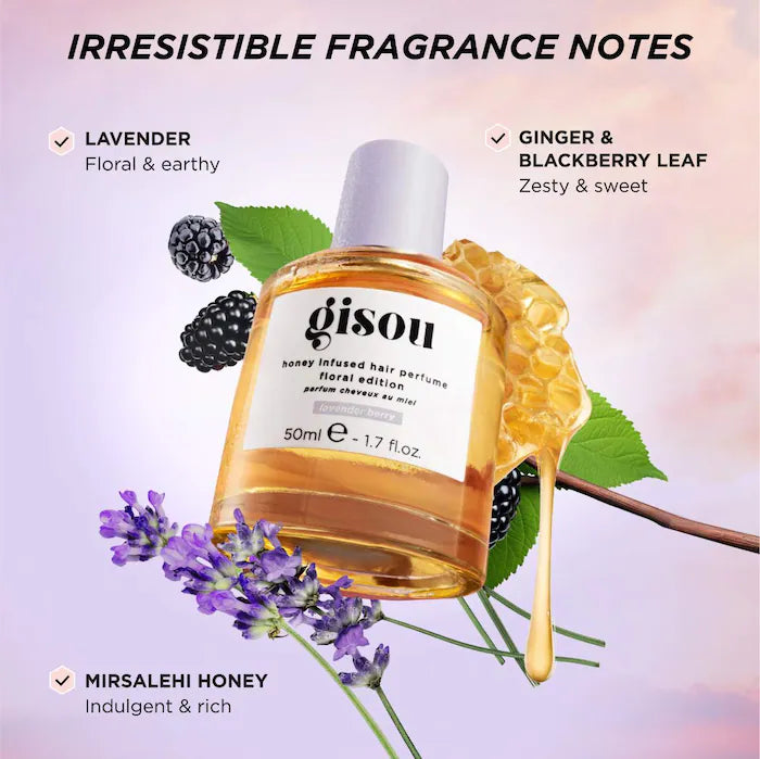 Mini Lavender Berry Honey Infused Hair Perfume - Gisou