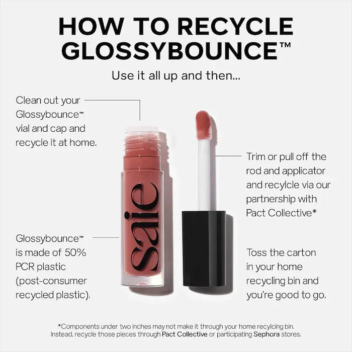 Glossybounce™ High-Shine Hydrating Lip Gloss Oil - Saie
