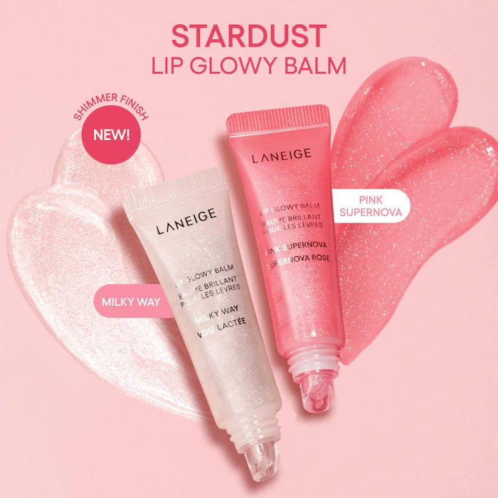Lip Glowy Balm – Lightweight Hydration Lip Treatment with Shea Butter - Pink Supernova - Laneige