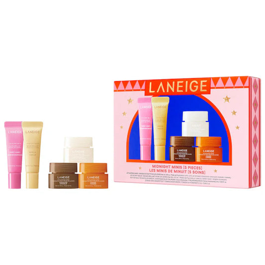 Midnight Minis Lip Glowy Balm and Lip Sleeping Mask Gift Set - Laneige