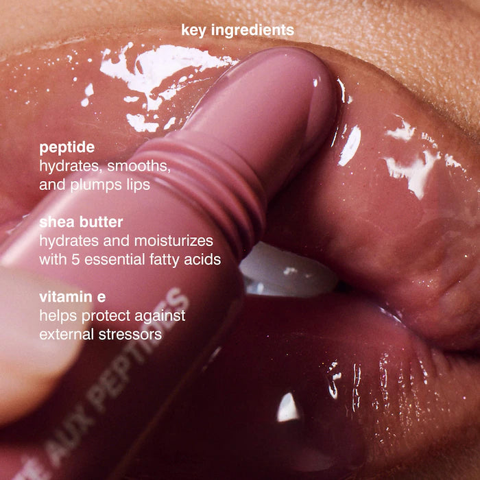 Peptide Lip Tint Nourishing Glaze - Salty Tan - Rhode