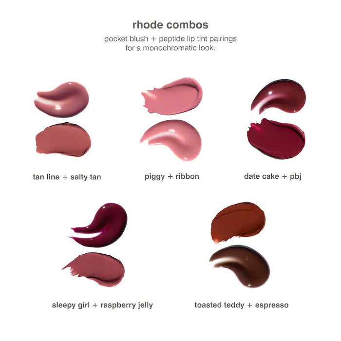 Peptide Lip Tint Nourishing Glaze - Salty Tan - Rhode