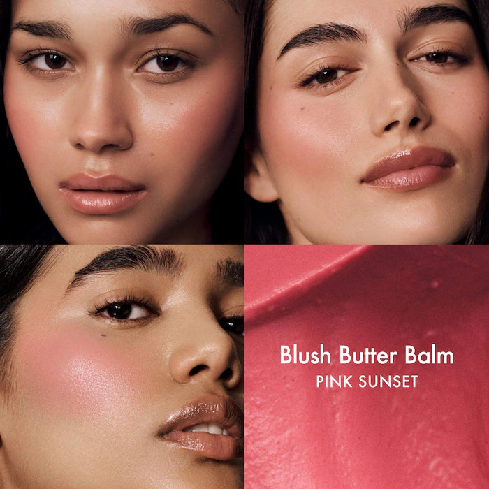 The Dewy Pink Set with mini Lip Butter Balm in Pink Sugar - Summer Fridays