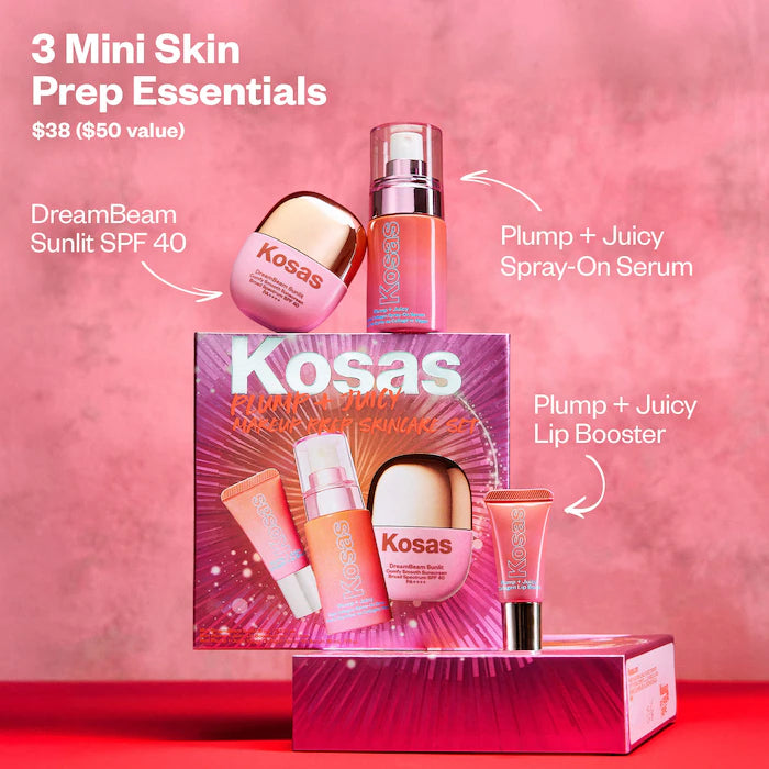 Plump + Juicy Makeup Prep Skincare Set - Kosas