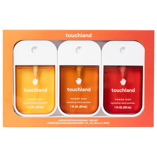 Limited Edition Power Mist Hydrating Hand Sanitizer Seasonal Trio Set - Touchland