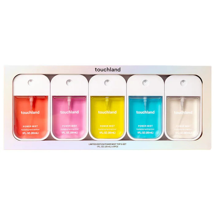 Limited Edition Power Mist Hydrating Hand Sanitizer Top 5-Set - Touchland