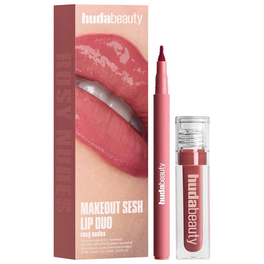 Make Out Sesh Lip Stain and Lip Gloss Duos - Huda Beauty
