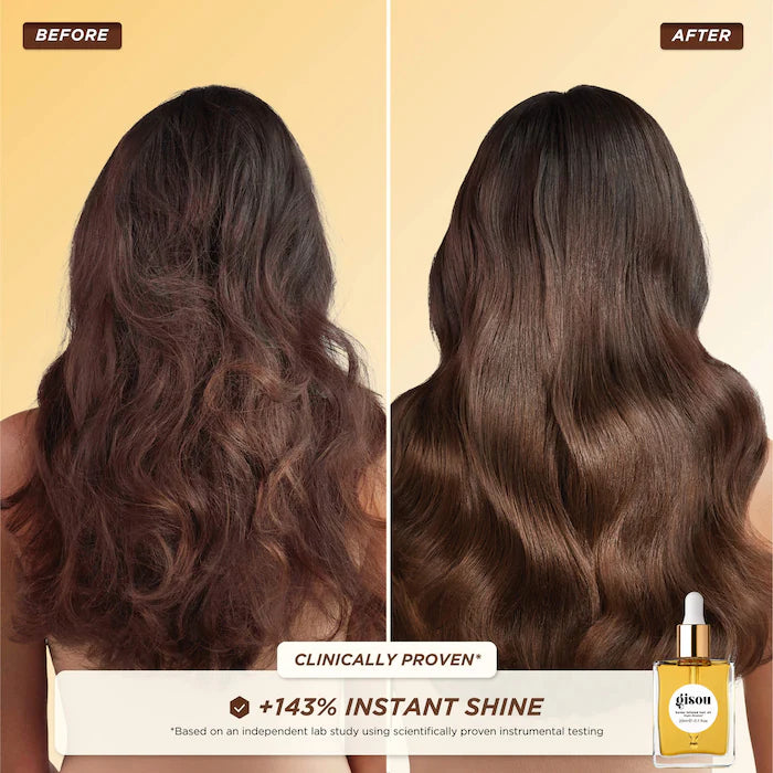 Glossy & Glazed Hair & Lip Oil Gift Set - Gisou