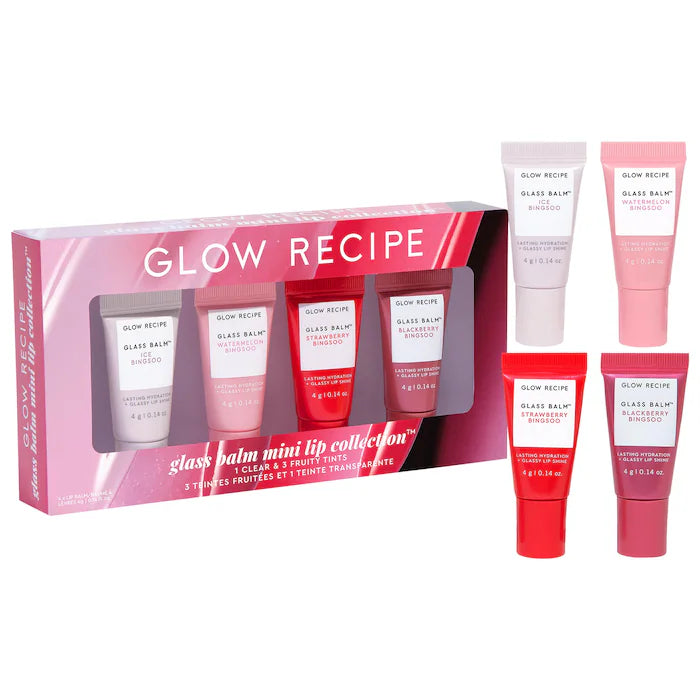 Mini Glass Balm Lip Collection Gift Set - Glow Recipe