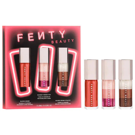 Glossy Posse VIII 3-Piece Lip Luminizer Set - Fenty Beauty