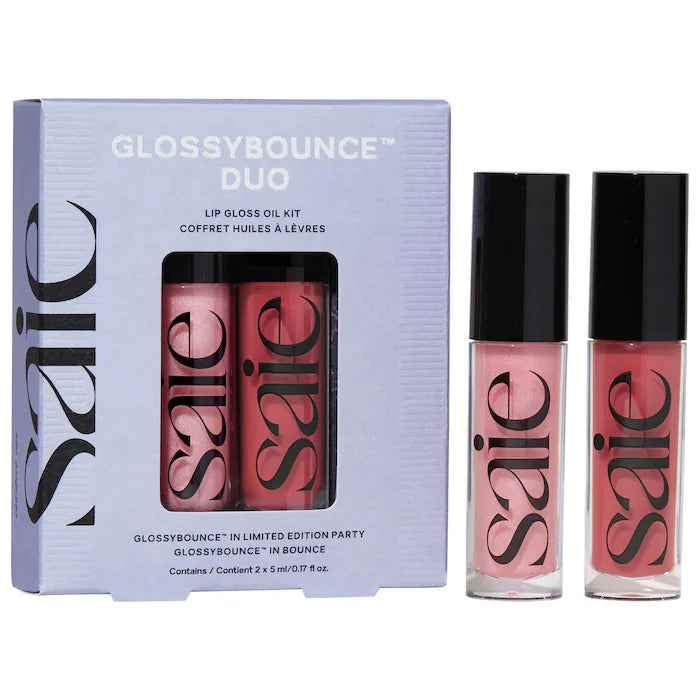 Glossybounce™ Lip Gloss-Oil Duo Gift Set - Saie