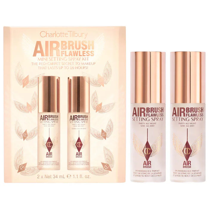 Mini Airbrush Flawless Setting Spray Duo Gift Set - Charlotte Tilbury