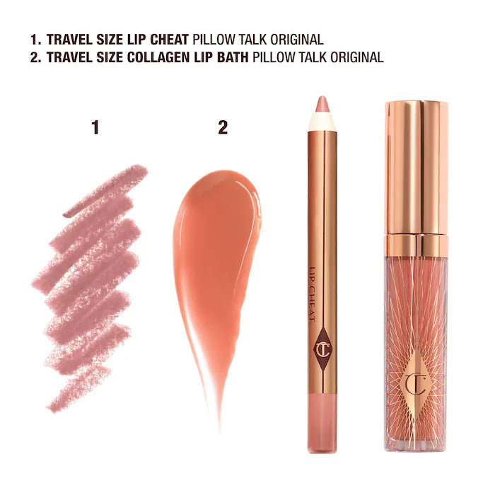 Mini Pillow Talk Glossy Lip Duos - Charlotte Tilbury