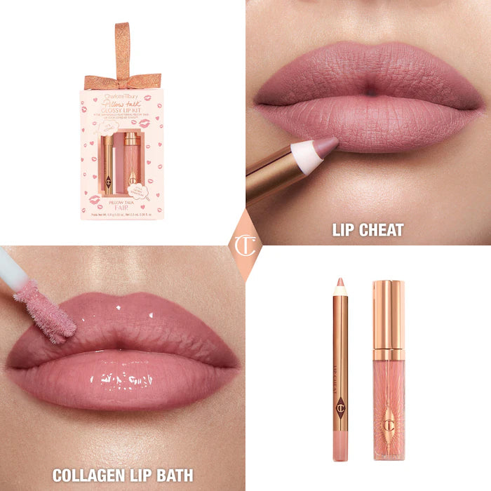 Mini Pillow Talk Glossy Lip Duos - Charlotte Tilbury